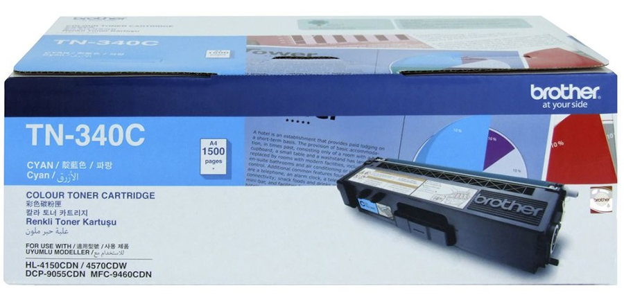 Brother TN-340C Orjinal Mavi (Cyan) LaserJet Toner