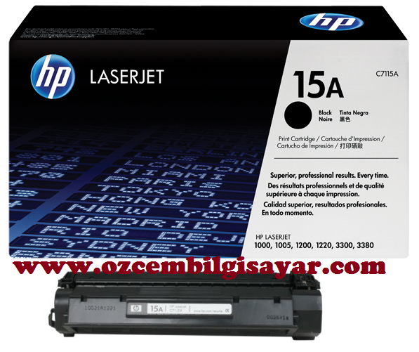 HP C7115A-15A (1000-1005-1200-1220-3300-3310-3320-3380-3330-3380) Orjinal Siyah Toner