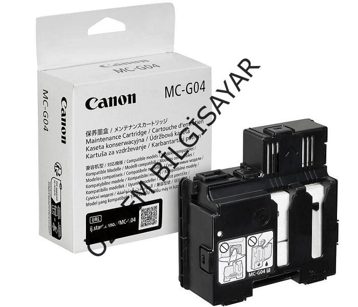 Canon MC-G04 (G1230/G1420/G1430/G1330/G1460/G1530/G2170/G2270/G2420/G2460/G2470/G2570/G2770/G2870/G2970/G3170/3270/G3370/G3420/G3430/G3460/G3470/G3471/G3472/G3480/G3570/G3571/G3572/G3630/G3670/G3675/G3770/G3870/G3871/G3872/G3970/G4470) Orjinal Atık Kutusu
