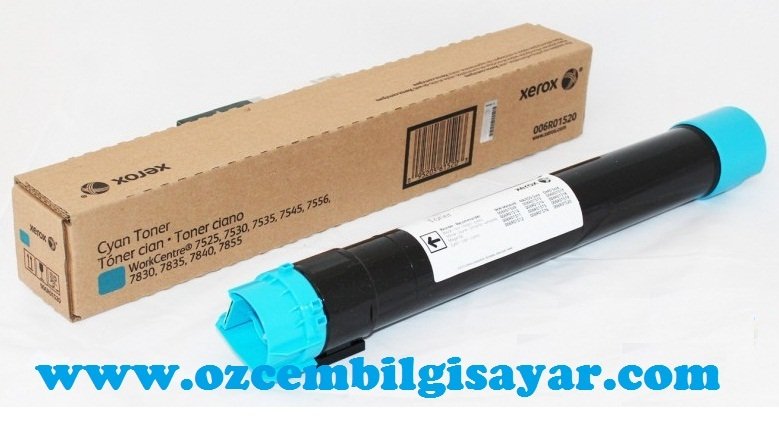 Xerox 006R01520 (WorkCentre 7525/7530/7535/7545/7556/7830) Orjinal Mavi (Cyan) Toner