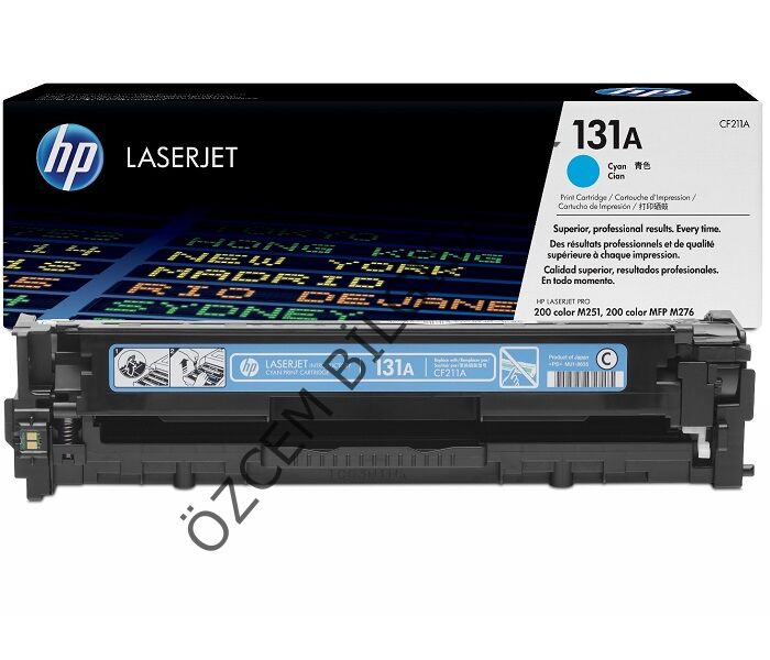 Boş HP CF211A-131A (M251-M276) Mavi Toner Satış