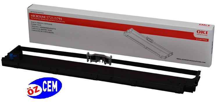OKİ ML5721-ML5791 (p/n 44173406) Orjinal Siyah (Black) Şerit Satış