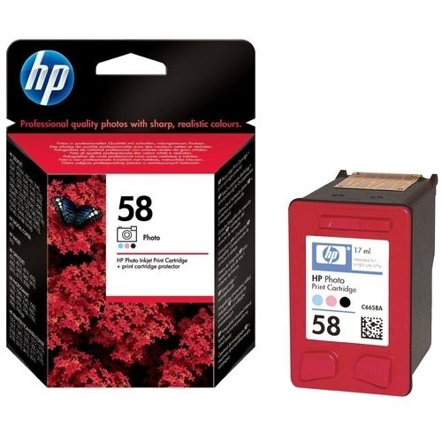 Boş HP 58-C6658AE (1315-1350-2110-3550-5550-5610-6110-D2360-D2460-F4185-J5508) Fotoğraf Kartuş Satış