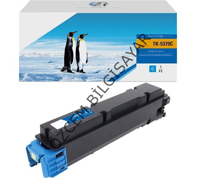 Kyocera TK-5370C (MA3500-PA3500) Muadil Mavi Toner