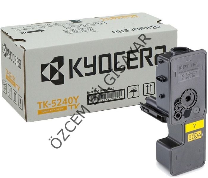 Kyocera TK-5240Y (M5521-P5021) Orjinal Sarı Toner