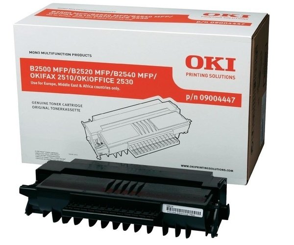 OKI B2500-B2520-B2540-B2550-OKI FAX 2510-OKI FAX 2530 (p-n 09004447) Orjinal Siyah Toner