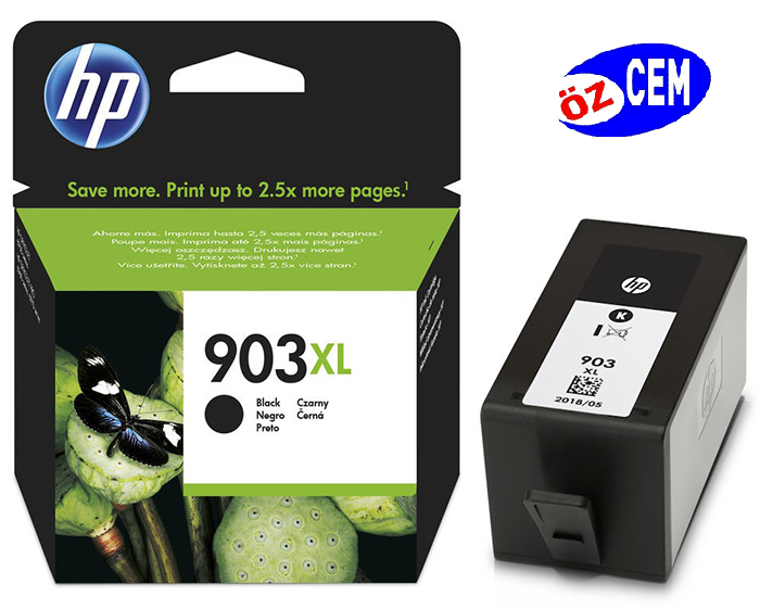 HP 903XL (T6M15AE) Orjinal Siyah (Black) İnkJet Mürekkep Kartuşu