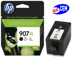 HP 907XL (T6M19AE) Orjinal Siyah (Black) İnkJet Mürekkep Kartuşu