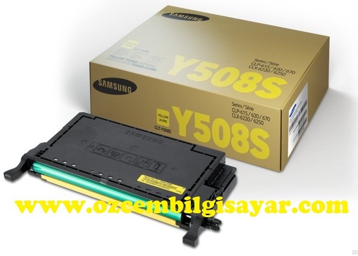 Samsung CLP-615/CLP-620/CLP-670/CLX-6220/CLX-6250 (CLT-Y508S) Orjinal Sarı Toner