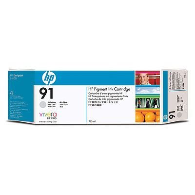 HP 91 (C9466A) Orjinal Pigment Açık Gri İnkjet Mürekkep Kartuşu