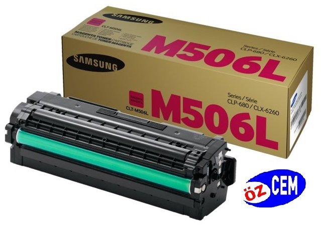 Samsung CLP-680/CLX-6260 (CLT-M506L) Orjinal Kırmızı (Magenta) Toner