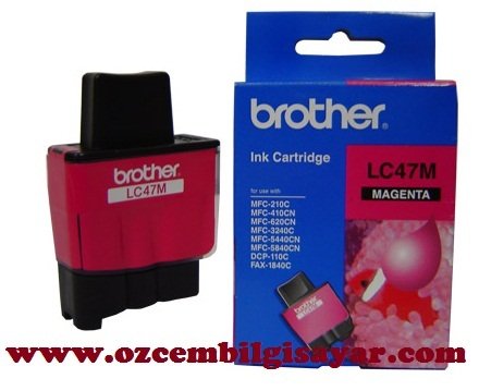 Brother LC47M Orjinal Kırmızı (Magenta) İnkJet Mürekkep Kartuş