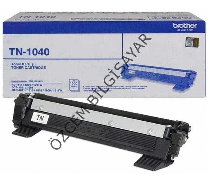 Brother TN-1040 (HL-1111/TN-1201/HL-1211/DCP-1511/DCP-1601/MFC-1811/MFC-1815/MFC-1901/MFC-1905/MFC-1911) Orjinal Siyah Toner