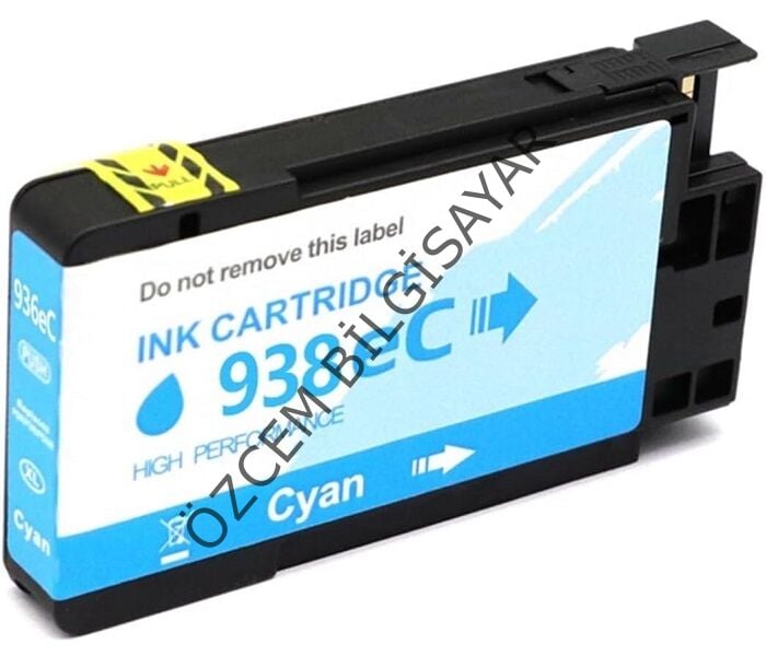 HP 938e-4S6X9PE (Pro 9110/Pro 9117/Pro 9120/Pro 9122/Pro 9125/Pro 9730/Pro 9132/Pro 9135/Pro 9720/Pro 9730) Uyumlu Mavi Kartuşu