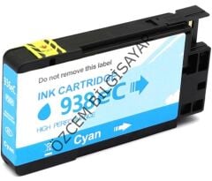 HP 938e-4S6X9PE (Pro 9110/Pro 9117/Pro 9120/Pro 9122/Pro 9125/Pro 9730/Pro 9132/Pro 9135/Pro 9720/Pro 9730) Uyumlu Mavi Kartuşu