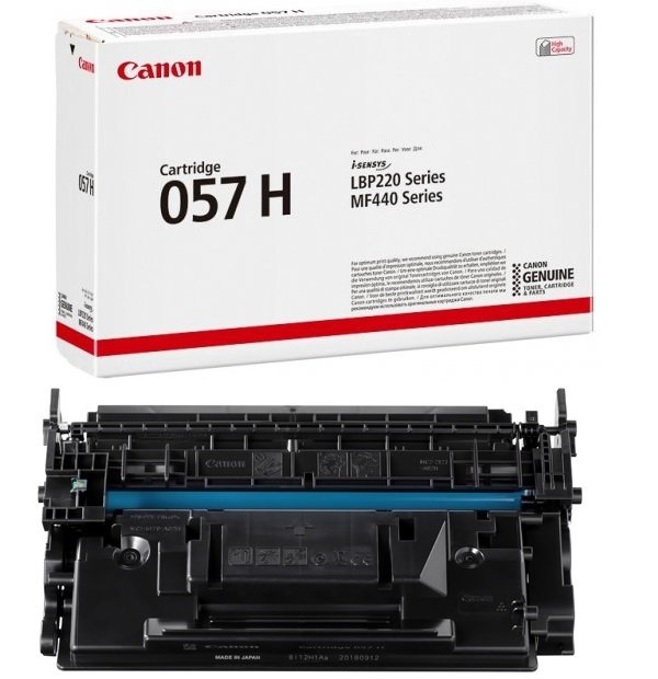 Boş Canon CRG-057H (LBP220-LBP223-LBP226-LBP228-MF440-MF443-MF445-MF446-MF449) Siyah Toner Satış