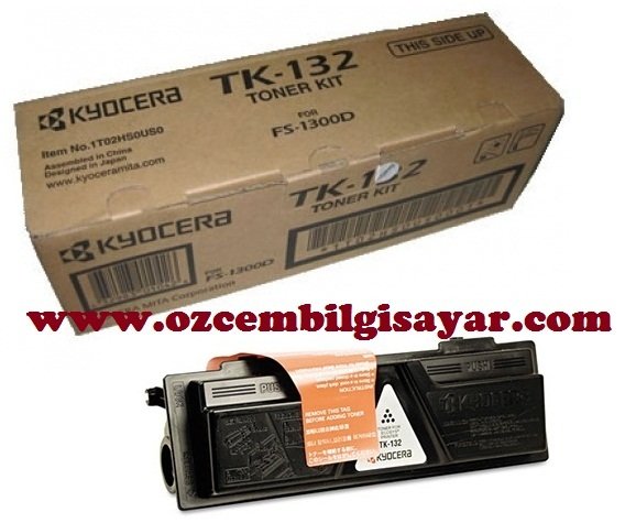 Kyocera Mita TK-132 (FS-1028/FS-1128/FS-1300/FS-1350) Orjinal Siyah (Black) Toner