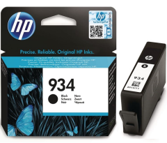 HP 934 (C2P19AE) (Officejet 6220-OfficeJet Pro 6230-Officejet 6820-Officejet Pro 6830) Orjinal Siyah Kartuşu