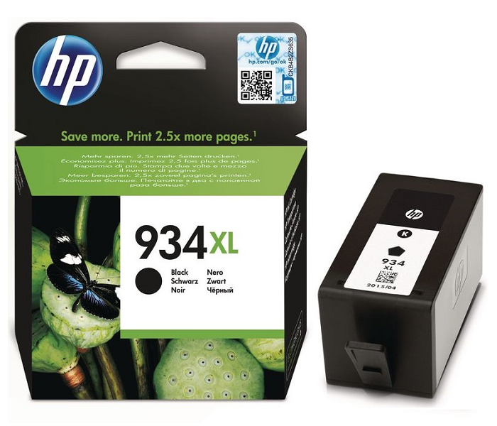 HP 934XL-C2P23AE (Officejet 6220-OfficeJet Pro 6230-Officejet 6820-Officejet Pro 6830) Orjinal Siyah Kartuşu