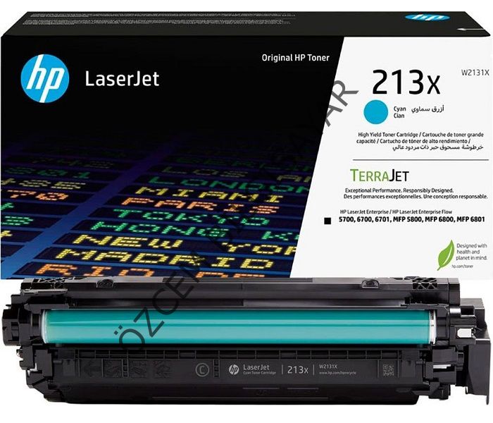 HP W2131X-213X (5700-5800-6700-6701-6800-6801) Orjinal Mavi Toner