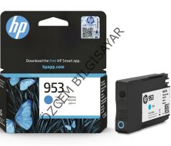 HP 953-F6U12AE (Pro 7720/Pro 7730) Orjinal Mavi Kartuşu