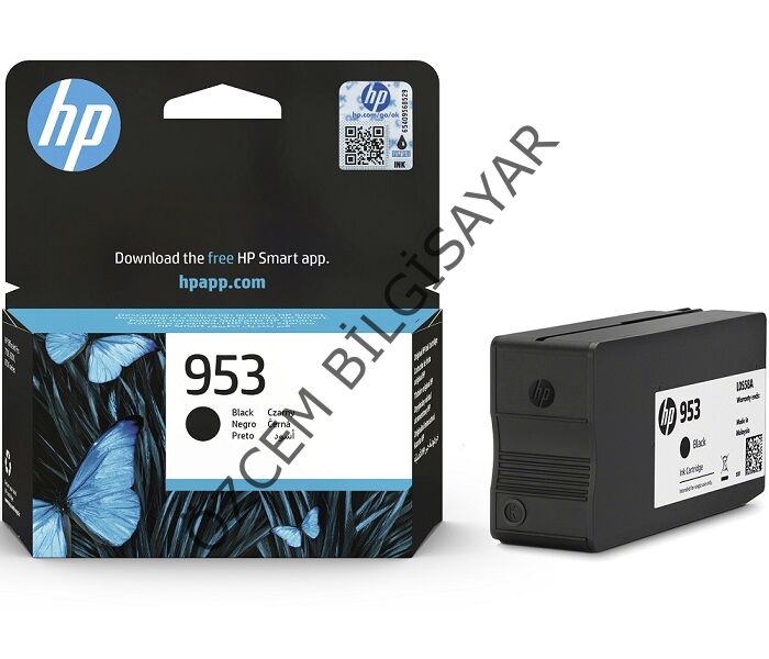 HP 953-L0S58AE (Pro 7720/Pro 7730/Pro 7740/Pro 8210/Pro 8218/Pro 8700/Pro 8710/Pro 8715/Pro 8716/Pro 8718/Pro 8720/Pro 8725/Pro 8728/Pro 8730/Pro 8740) Orjinal Siyah Kartuşu