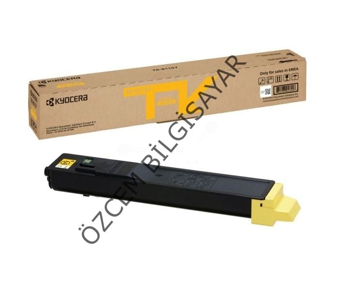 Kyocera TK-8115Y (M8124-M8130) Orjinal Sarı Toner