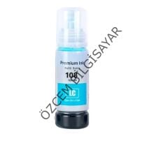 EPSON 108/C13T09C54A (ET-18100/L18050/L8050) Muadil Açık Mavi EcoTank Kartuşu (70 ml)