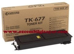 Kyocera Mita TK-677 (KM-2540/KM-2560/KM-3040/KM-3060) Orjinal Siyah (Black) Toner