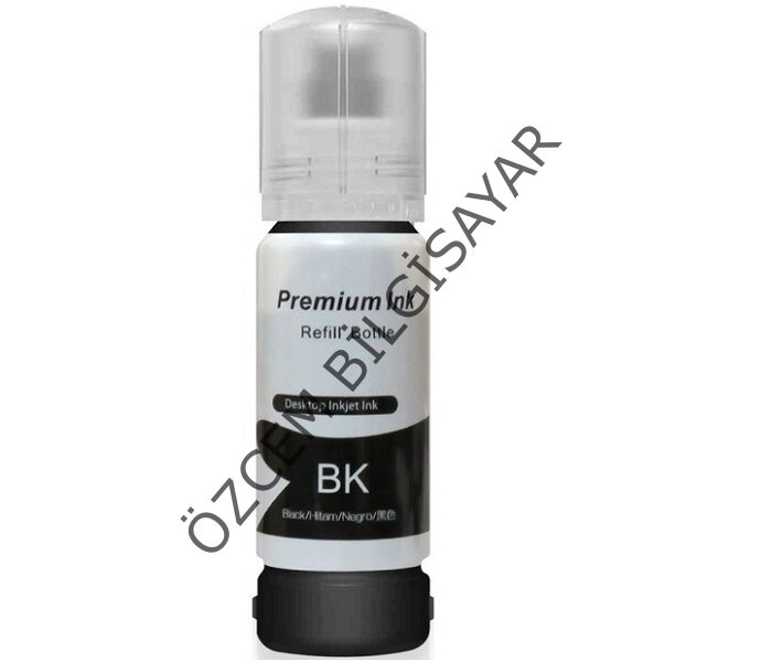 Epson 112/C13T06C14A (L5150/L5160/L6460/L6490/L6550/L6570/L6580/L11160/L15150/L15160/L15180/M15180) Muadil Siyah EcoTank Kartuşu (127 ml)