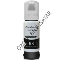 Epson 112/C13T06C14A (L5150/L5160/L6460/L6490/L6550/L6570/L6580/L11160/L15150/L15160/L15180/M15180) Muadil Siyah EcoTank Kartuşu (127 ml)