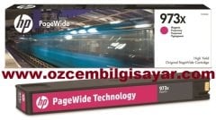 HP 973X (F6T82AE) Orjinal Kırmızı (Magenta) İnkJet Mürekkep Kartuşu