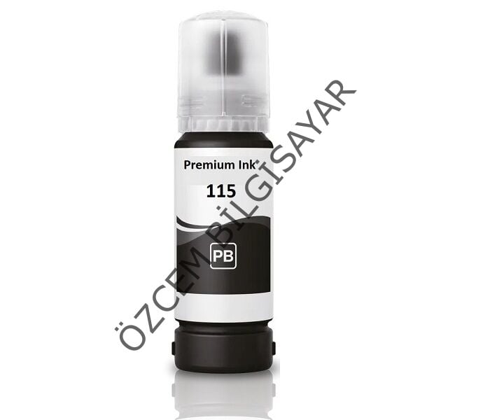 Epson 115/C13T07D14A (L8160/L8180) Muadil Siyah Fotoğraf EcoTank Kartuşu (70 ml)