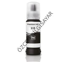Epson 115/C13T07D14A (L8160/L8180) Muadil Siyah Fotoğraf EcoTank Kartuşu (70 ml)