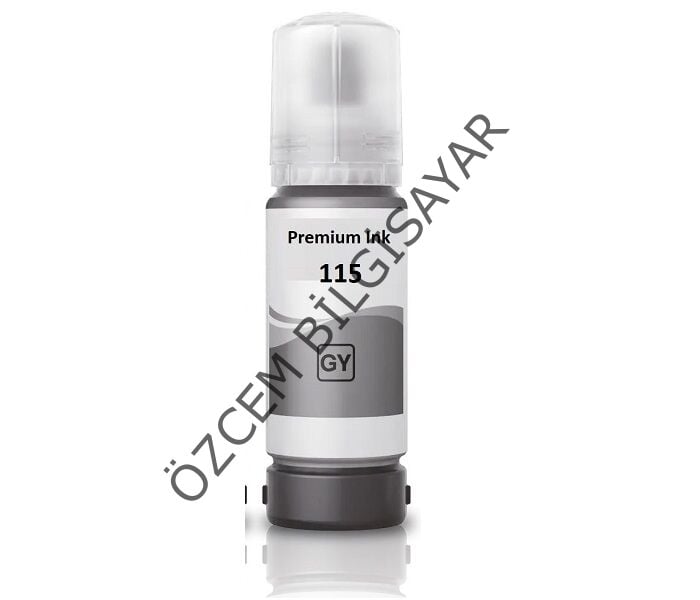 Epson 115/C13T07D54A (L8160/L8180) Muadil Gri EcoTank Kartuşu (70 ml)