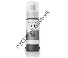 Epson 115/C13T07D54A (L8160/L8180) Muadil Gri EcoTank Kartuşu (70 ml)