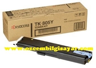 Kyocera Mita TK-805Y (KM-850) Orjinal Sarı (Yellow) Toner