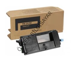 Kyocera TK-3170 (ECOSYS P3050/P3055/P3060/P3150/P3155/P3260/M3860) Uyumlu Siyah Toner