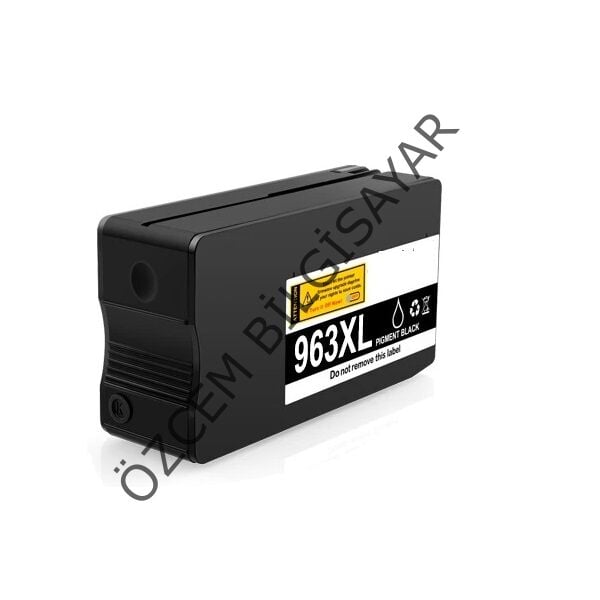 HP 963XL-3JA30AE (Pro 9010/Pro 9012/Pro 9013/Pro 9014/Pro 9015/Pro 9016/Pro 9019/Pro 9020/Pro 9020/Pro 9022/Pro 9023/Pro 9025) Muadil Siyah Kartuşu