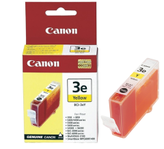 Canon BCI-3eY (BJC-C3000-6000/C100/i550-i560-i850-i865-i6500/F30-F50-F60/İP3000-İP4000/MP700-MP730) Orjinal Sarı Kartuşu