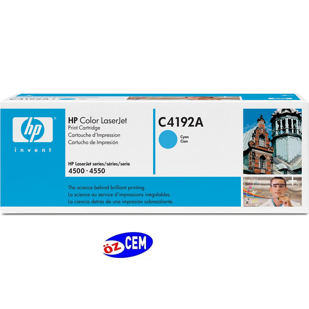 HP C4192A (640A) Orjinal Mavi (Cyan) LaserJet Toner