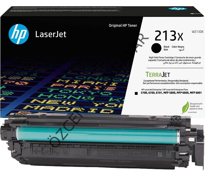 HP W2130X-213X (5700-5800-6700-6701-6800-6801) Orjinal Siyah Toner