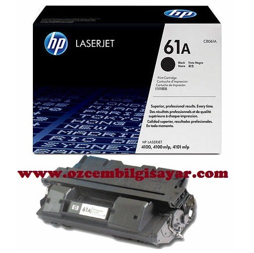 HP C8061A (61A) Orjinal Siyah (Black) LaserJet Toner
