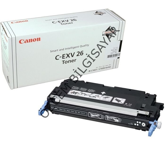 Canon C-EXV 26 BK/1660B006 (İR C1021/İR C1022/İR C1028) Orjinal Siyah Toner