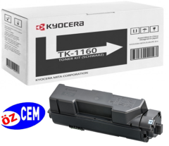 Boş Kyocera TK-1160 (P2040) Siyah Toner Satış