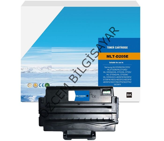 Samsung MLT-D205E (ML-3310/ML-3312/ML-3710/ML-3712/SCX-5637/SCX-5639/SCX-5737/SCX-5739) Muadil Siyah Toner