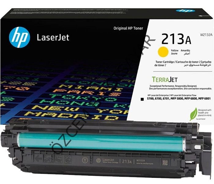 HP W2132A-213A (5700-5800-6700-6701-6800-6801) Orjinal Sarı Toner