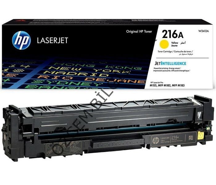 HP 216A-W2412A (Pro M155-M182-M183) Orjinal Sarı Toner Kartuşu