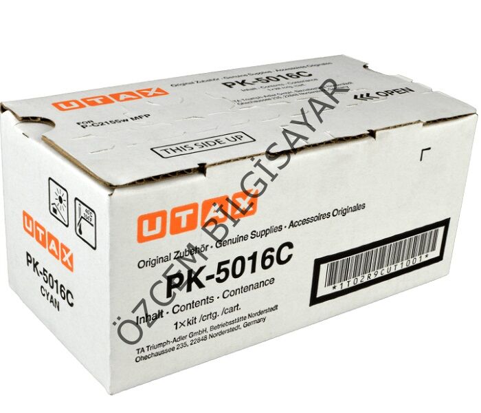 Utax PK-5016C/1T02R9CUT1 (P-C 2155) Orjinal Mavi Toner