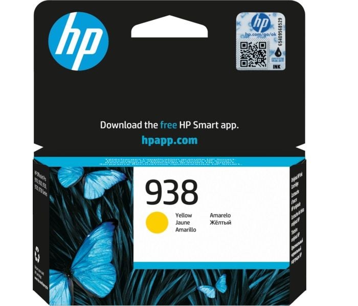 HP 938-4S6X7PE (OfficeJet Pro 9720-Pro 9730-Pro 9110-Pro 9120-Pro 9130) Orjinal Sarı Kartuşu